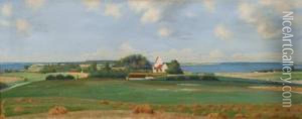 Ostsee-landschaft Oil Painting - Agnes Slott-Mrller