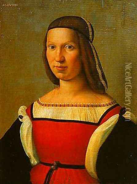 Portrait of a Lady Oil Painting - Ridolfo Ghirlandaio