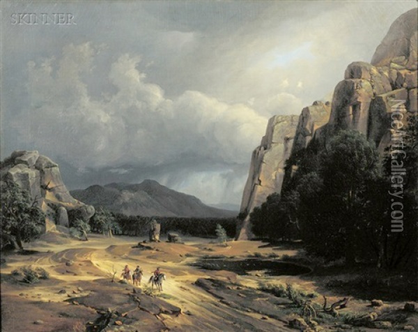 Horse Thief Oil Painting - George Caleb Bingham