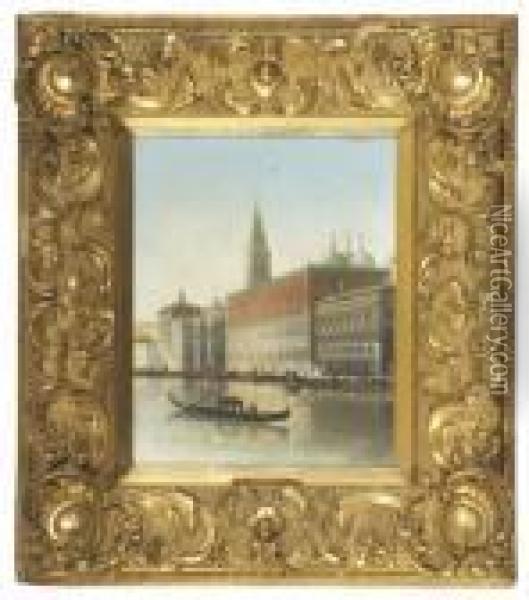 Venedig Der Dogenpalast Oil Painting - Karl Kaufmann