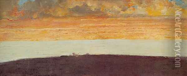 Sunrise Oil Painting - Tom Roberts