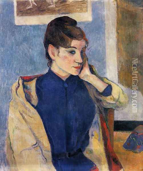 Portrait Of Madeline Bernard Oil Painting - Paul Gauguin