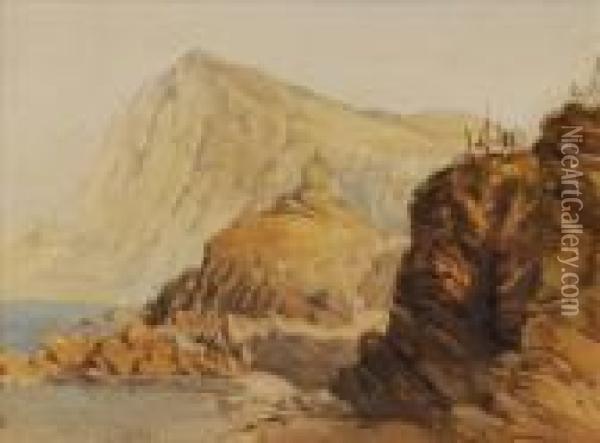 Lantern Hill,ilfracombe Oil Painting - William Callow