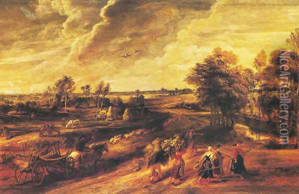 The return to the field Oil Painting - Peter Paul Rubens