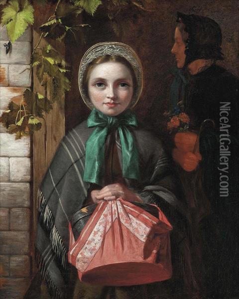Off To Market Oil Painting - William Powell Frith