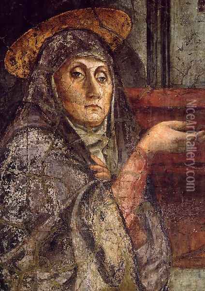 Trinity (detail-1) 1425-28 Oil Painting - Masaccio (Tommaso di Giovanni)