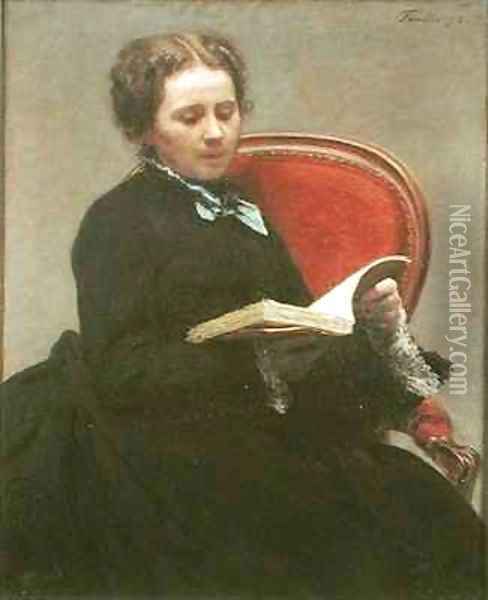 Victoria Dubourg 1840-1926 Oil Painting - Ignace Henri Jean Fantin-Latour