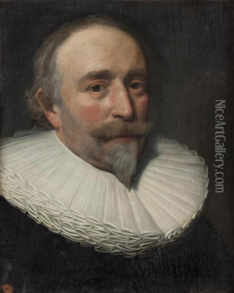 Frederik Van Nassau Prins Vanoranje Oil Painting - Michiel Jansz. Van Miereveldt