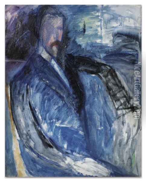Portrait Inacheve De Paul Alexandre - Recto Etude De Nu Masculin - Verso Oil Painting - Amedeo Modigliani