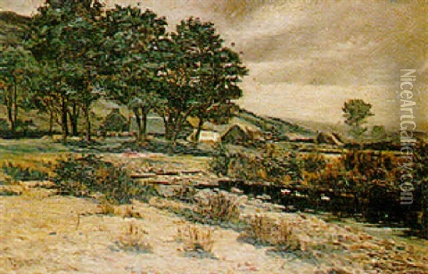 Loch Rannock Oil Painting - James MacMaster