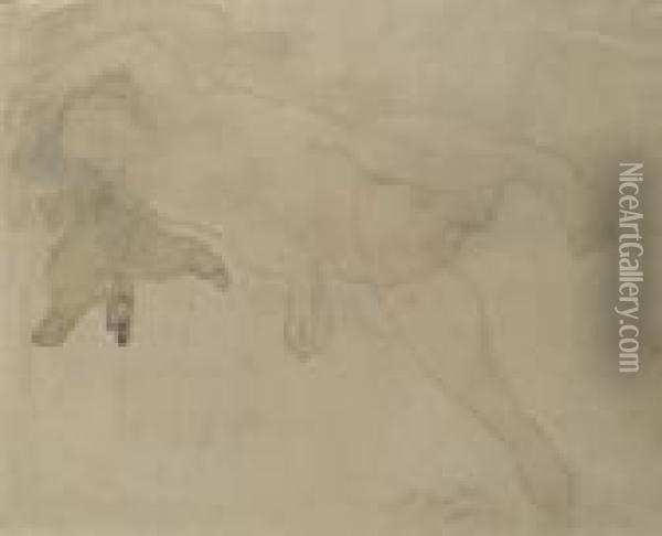 Nudo Femminile Oil Painting - Auguste Rodin