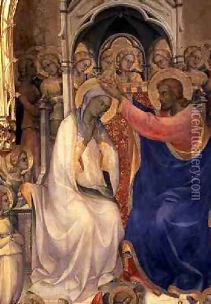 The Coronation of the Virgin 2 Oil Painting - Fra Angelico (Guido di Pietro)