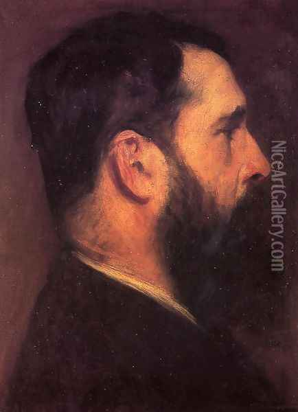 Claude Monet Oil Painting - John Singer Sargent