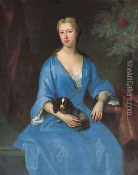 Portrait of a lady Oil Painting - Johannes or Jan Verelst