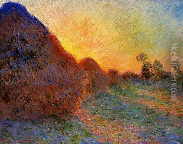 Grainstacks Oil Painting - Claude Oscar Monet