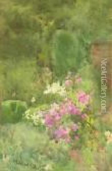 Garden Scenes Oil Painting - Mildred Anne Butler