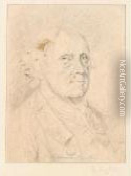 Portrait Of Benjamin Franklin Oil Painting - Henry Singleton