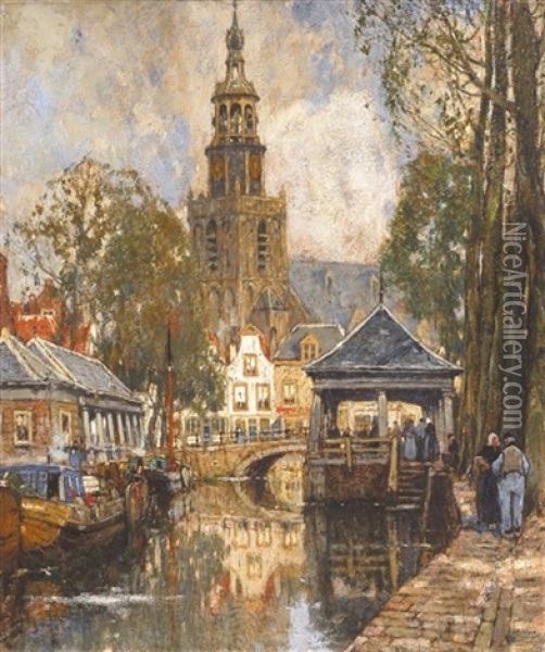 Zicht In Zeeland Oil Painting - Hendrick Cassiers