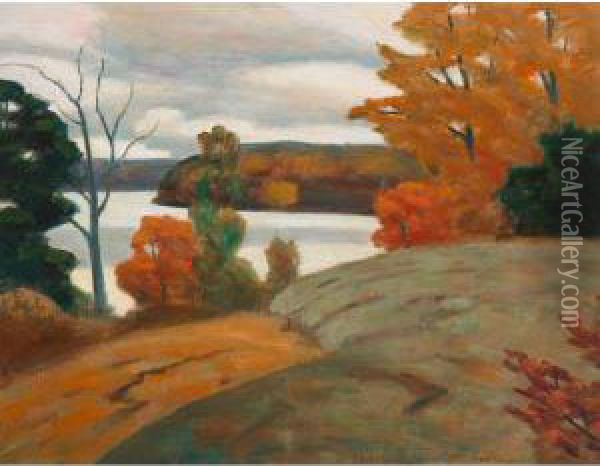 Autumn Landscape Oil Painting - George Thomson
