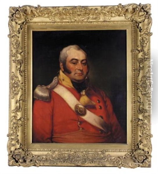 Portrait Of George Fermor, 3rd Earl Of Pomfret Oil Painting - Mather Brown