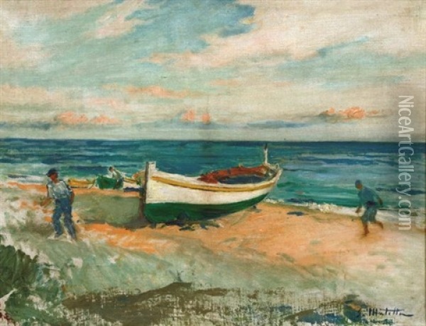 Marine Oil Painting - Segundo Matilla Marina