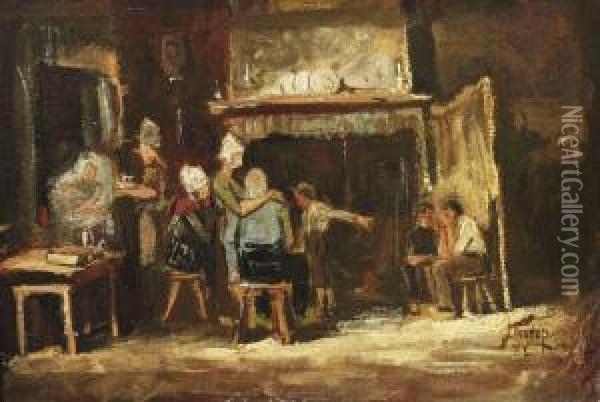 The Infirmary Oil Painting - Jan Toorop
