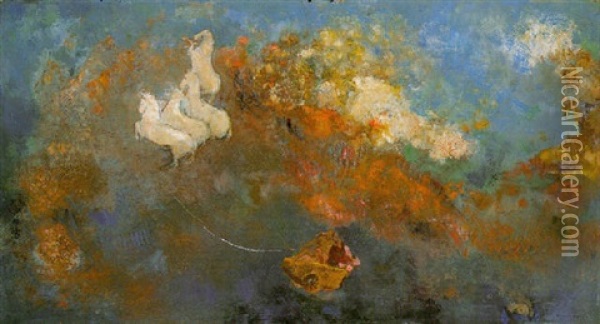 Le Char D'apollon Oil Painting - Odilon Redon