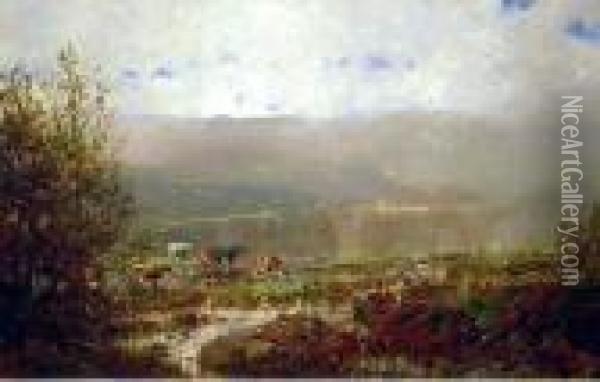 Ossipee Valley, Maine Oil Painting - William Louis Sonntag