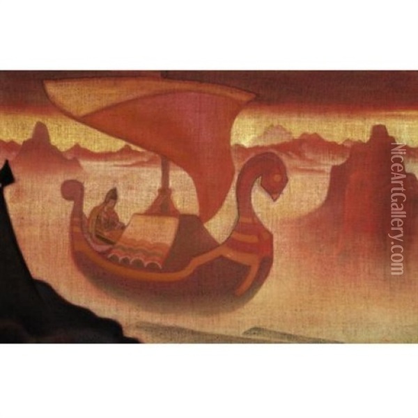 The Unknown Singer Oil Painting - Nikolai Konstantinovich Roerich