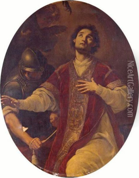 The Martyrdom Of Saint Lawrence Oil Painting - Corrado Giaquinto