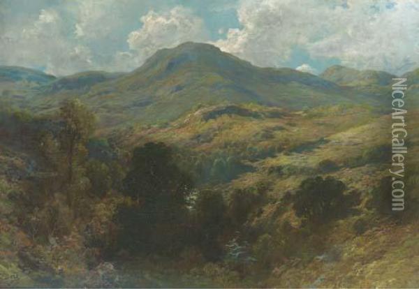 Montagne D'ecosse Oil Painting - Gustave Dore