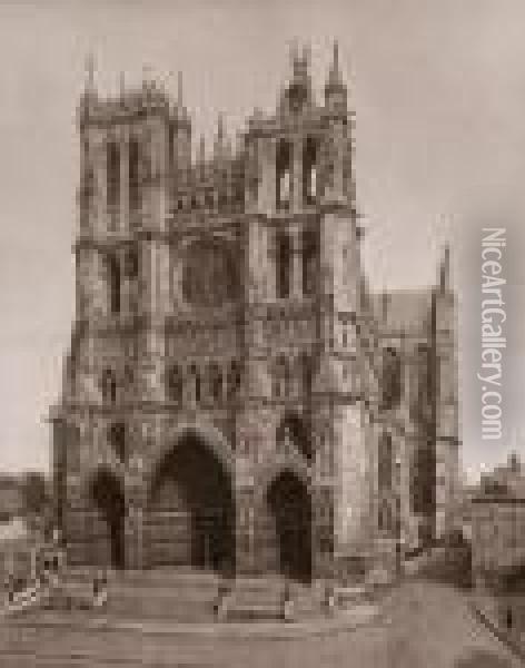 Notre Dame Oil Painting - Adolphe Braun