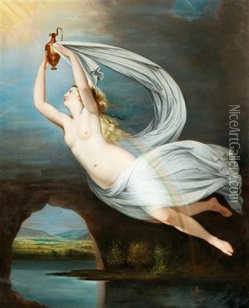 Aurora Oil Painting - Anne-Louis Girodet de Roucy-Trioson
