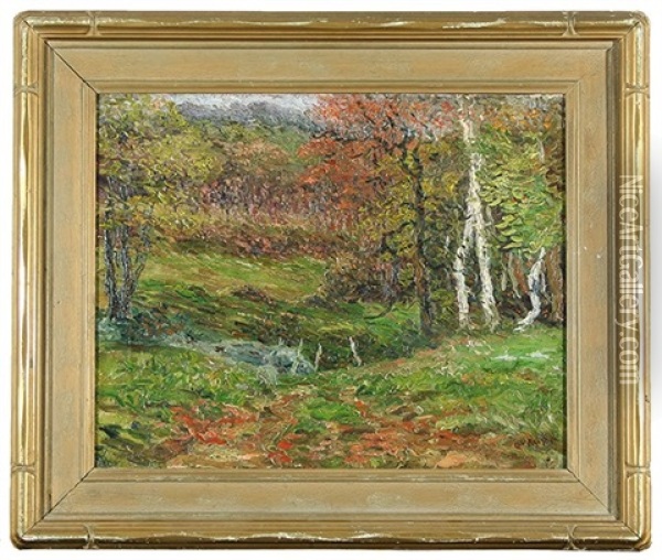 Deep In The Woods Oil Painting - Henry Ward Ranger