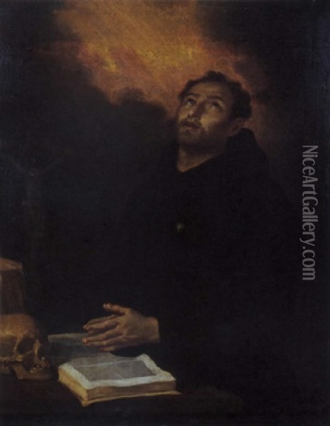 Sant'agostino In Estasi Oil Painting - Orazio Ferraro