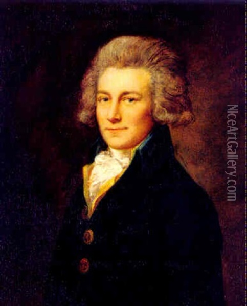 Portrait Of Peter Godfrey, Esq. Oil Painting - Thomas Gainsborough