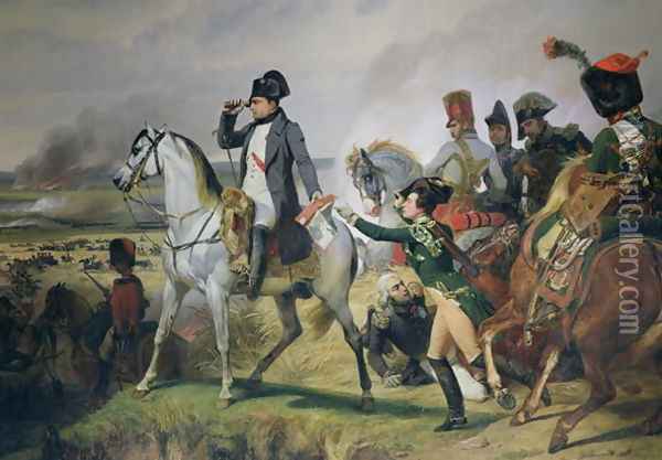 The Battle of Wagram, 6th July 1809, 1836 Oil Painting - Horace Vernet