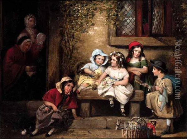 The Little Princess Oil Painting - Alexander Blaikley