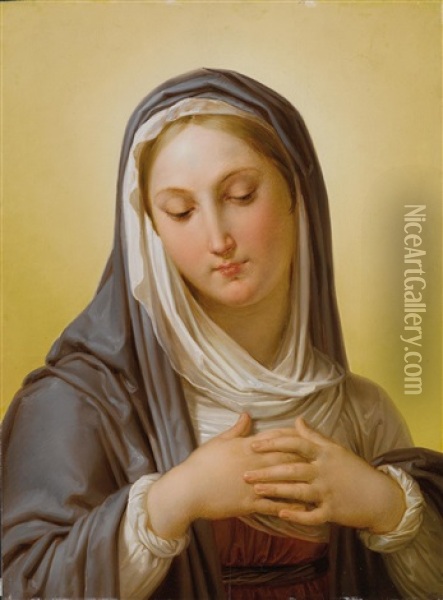 Madonna Der Verkundigung Oil Painting - Filippo Pelagio Palagi