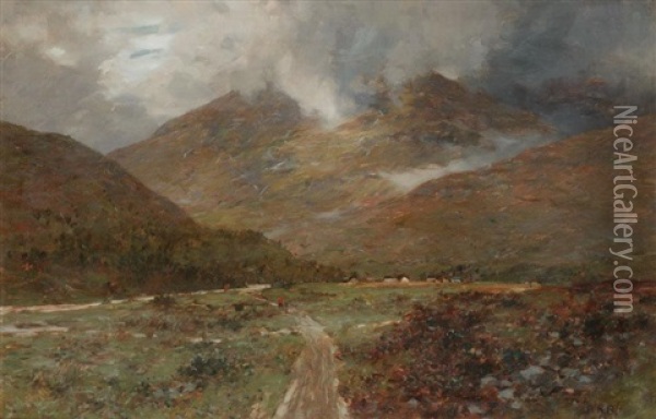 After Rain, Strathtay Oil Painting - Alexander Kellock Brown