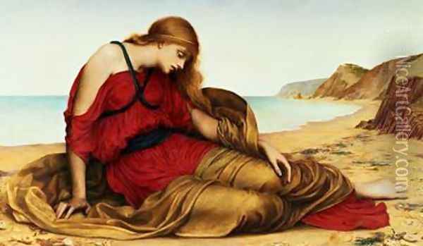 Ariadne in Naxos 1877 Oil Painting - Evelyn Pickering De Morgan