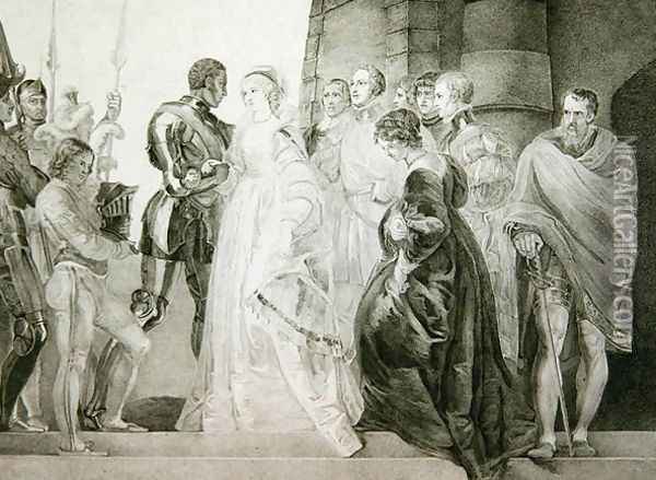 Othello, Act II, Scene I, engraved by Thomas Ryder 1746-1810 1803 Oil Painting - Thomas Stothard