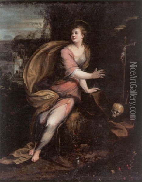 Mary Magdalene Oil Painting - Denys Calvaert