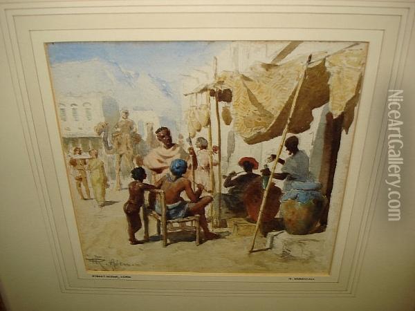 Aden Oil Painting - Robert Duddingstone Herdman