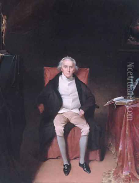 Charles Carroll of Carrollton Oil Painting - William James Hubard