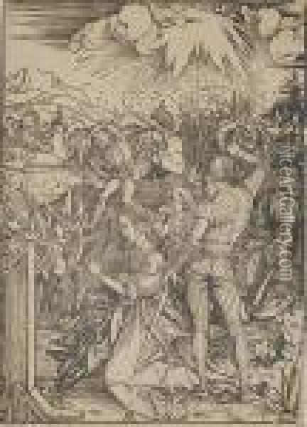 The Martyrdom Of St. Catherine Oil Painting - Albrecht Durer