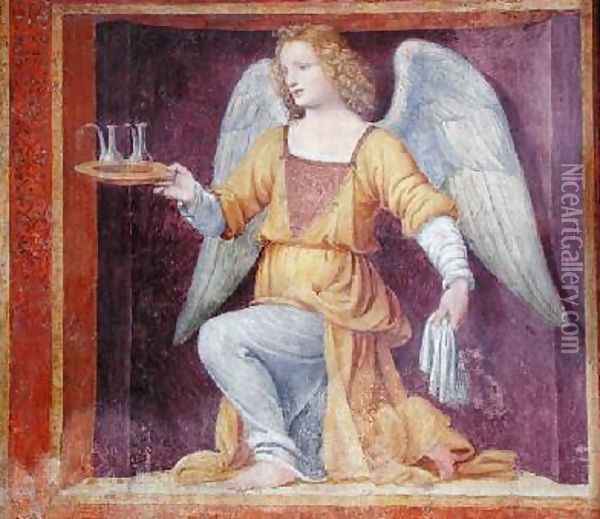 An Angel 1525 Oil Painting - Bernardino Luini