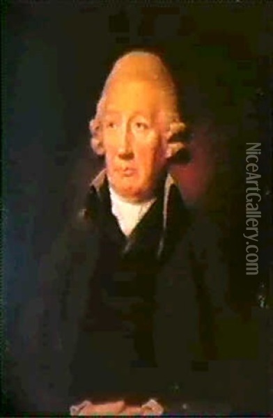 Portrait Of John Wilkinson, The Ironmaster (1728-1808) Oil Painting - Lemuel Francis Abbott