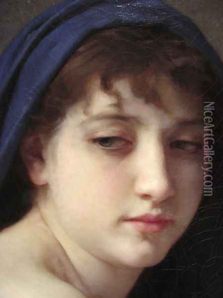 Baigneuse Accroupie [detail #1] (Seated Bather) Oil Painting - William-Adolphe Bouguereau