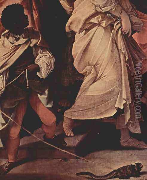 The robbery of Helena, Detail 1 Oil Painting - Guido Reni